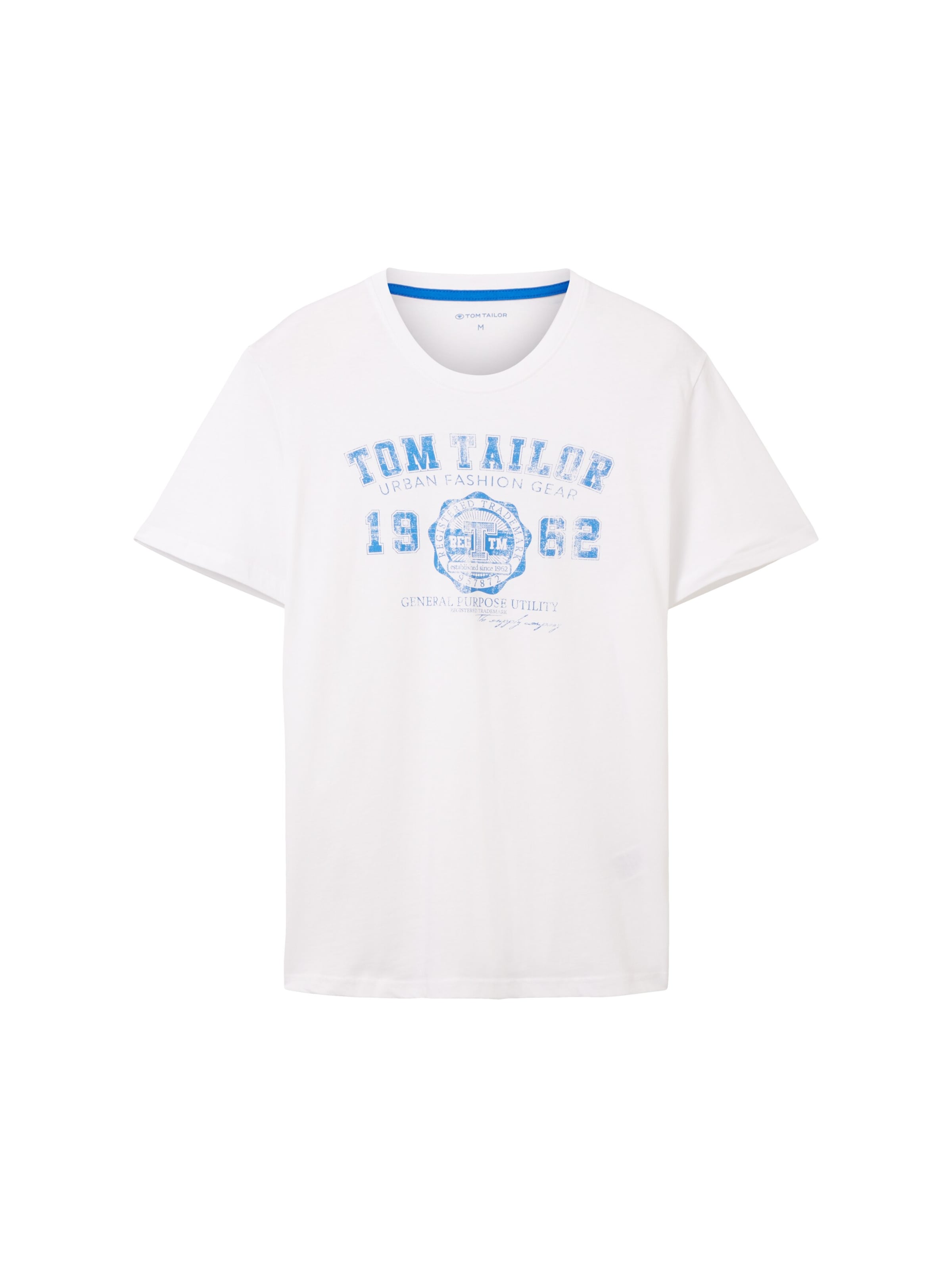 TOM TAILOR T-shirt i vit: framsida