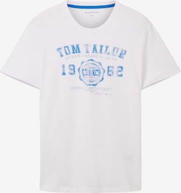 TOM TAILOR T-shirt i vit: framsida