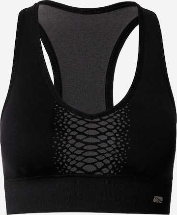 Marika Bustier Sport-BH 'MILA' in Schwarz: predná strana