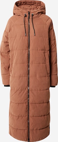 QS Winter Coat in Brown: front