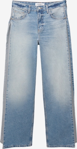 Pull&Bear Wide Leg Farkut värissä sininen: etupuoli