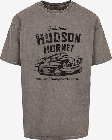 ABSOLUTE CULT Shirt 'Cars - Hudson Hornet' in Grijs: voorkant