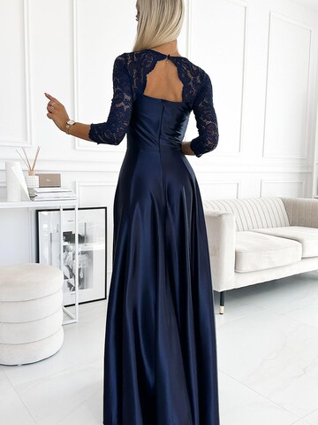 Numoco Abendkleid 'Maxikleid Amber'‌‌‌‌‌‌‌‌‌‌ in Blau
