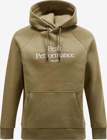 PEAK PERFORMANCE Sweatshirt in Green: front