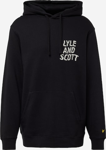 Lyle & Scott Sweatshirt in Black: front
