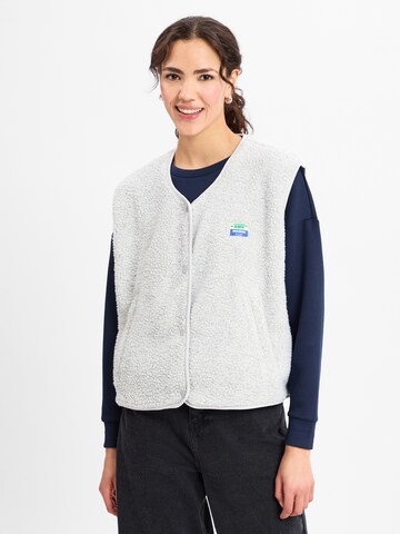 AMERICAN VINTAGE Bodywarmer ' Hoktown ' in Grijs: voorkant