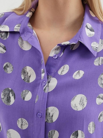 Bigdart Bluse in Lila