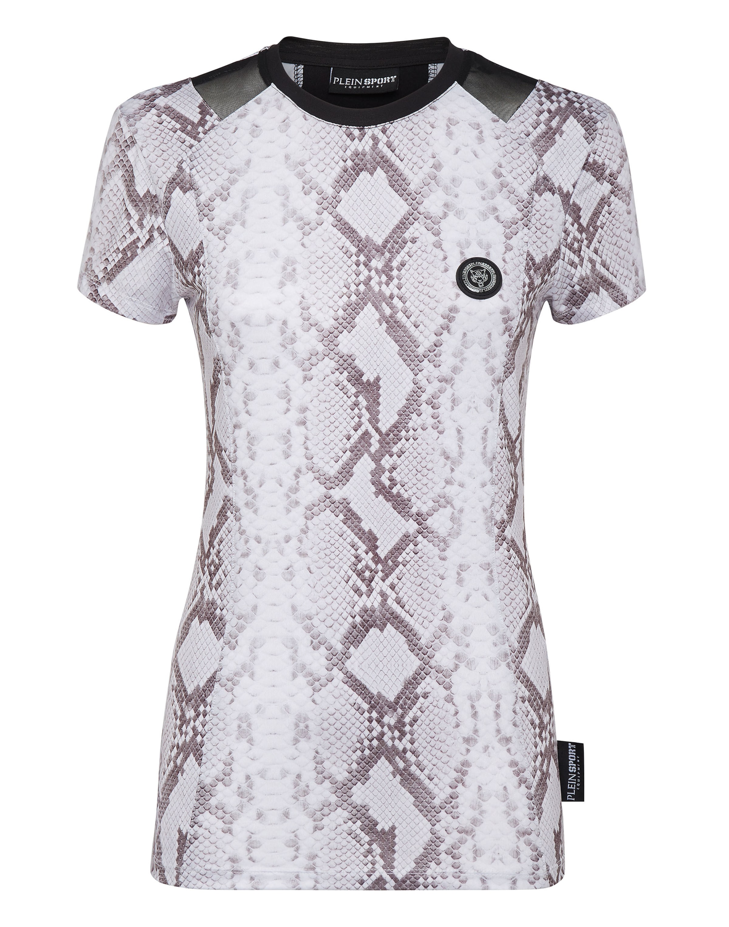Plein Sport - Camiseta 'Python' en gris: frente