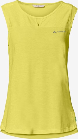 VAUDE Sports Top 'Skomer' in Yellow: front