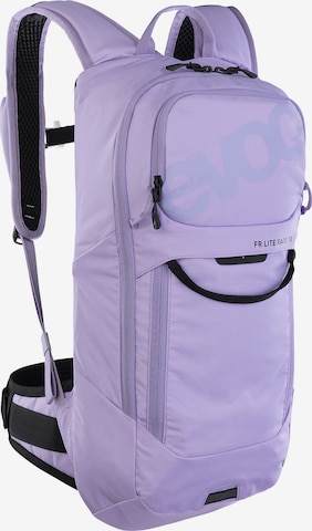 EVOC Backpack 'FR LITE RACE 10' in Purple: front