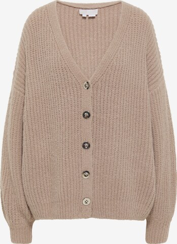 RISA Knit Cardigan in Purple: front