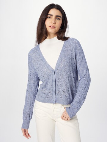 Cardigan 'Alvi' ONLY en bleu : devant