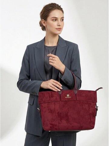 Borsa a mano 'Ecopelle' di Bruno Magli in rosso