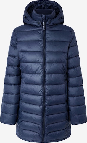 Pepe Jeans Winter Coat 'MADDIE' in Blue: front