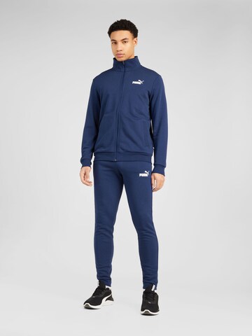 PUMA Trainingspak in Blauw: voorkant