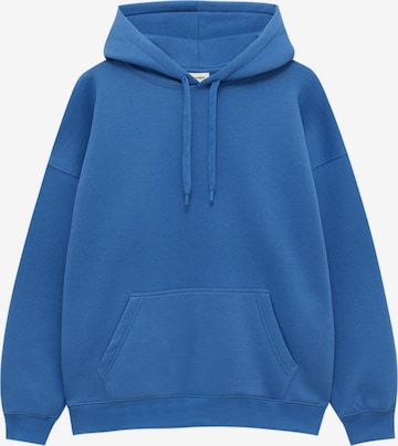 Pull&Bear Sweatshirt in Blau: predná strana