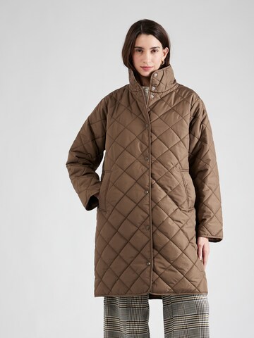 VERO MODA Between-Seasons Coat 'LIGA' in Brown: front