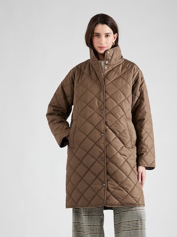 VERO MODA Between-Seasons Coat 'LIGA' in Brown: front