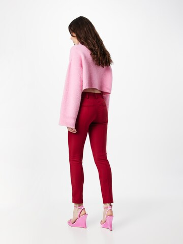 Coupe slim Pantalon PATRIZIA PEPE en rouge