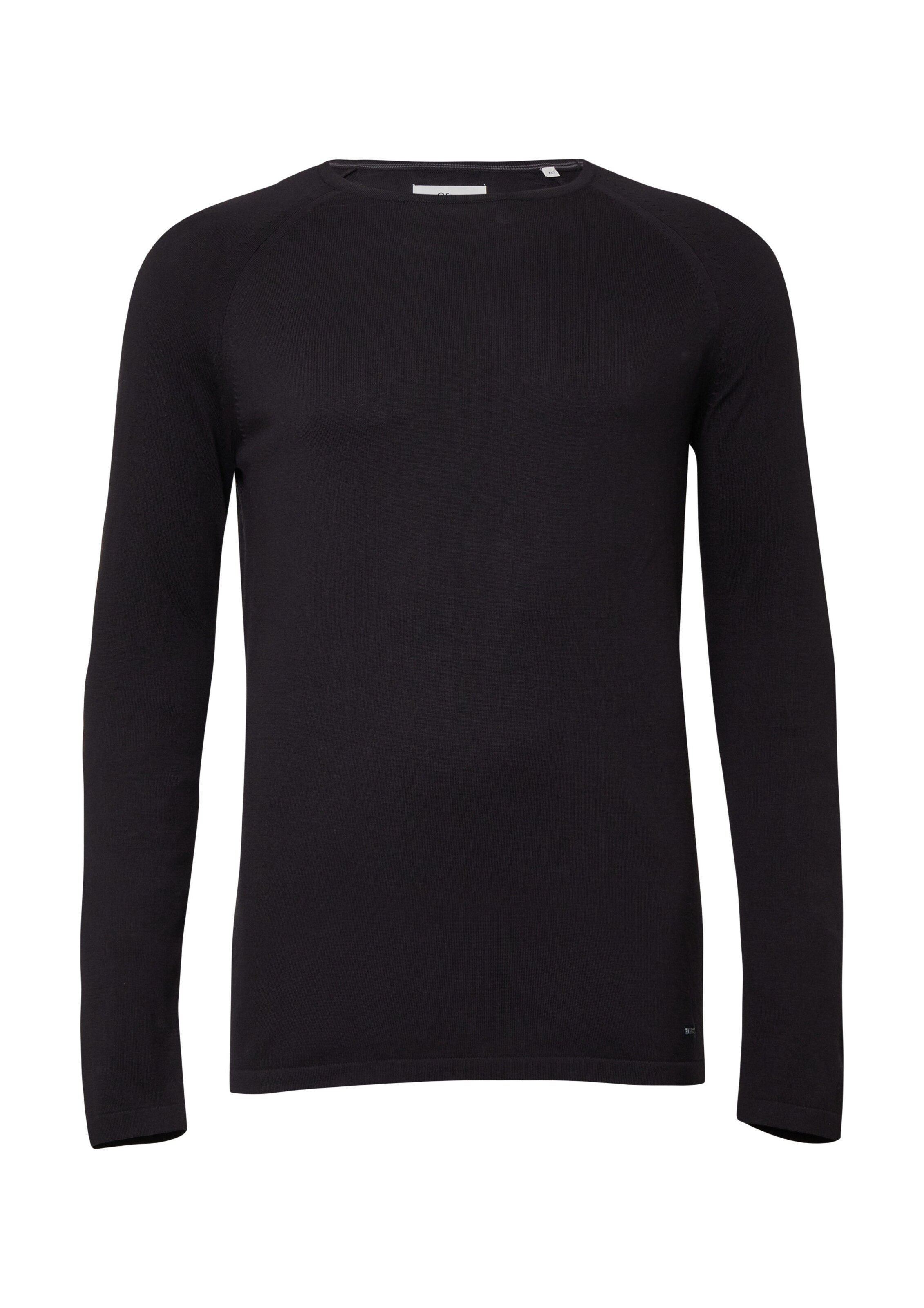 s.Oliver Pullover in Schwarz: Vorderseite