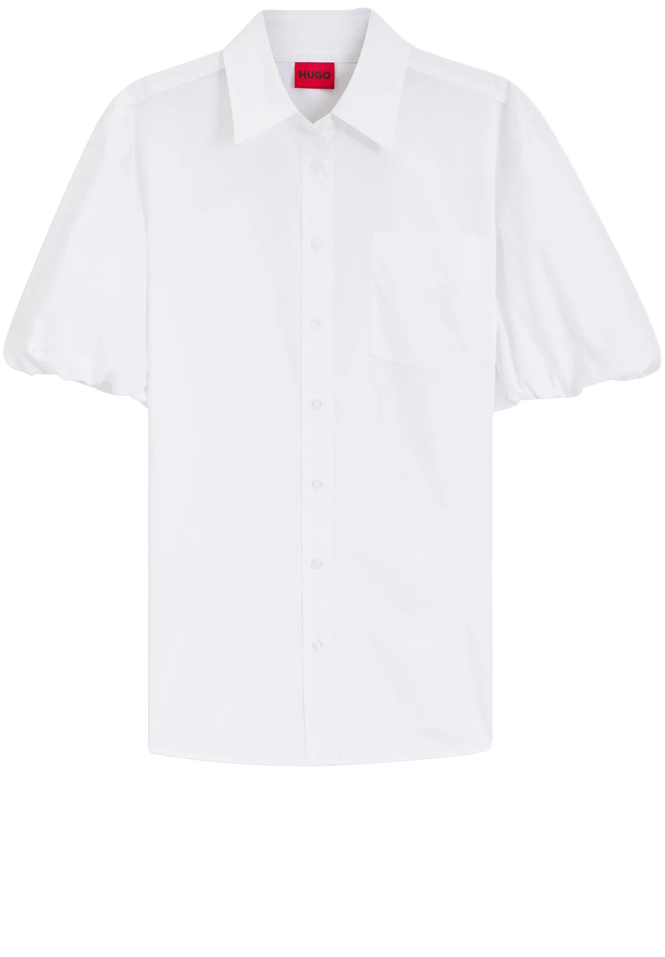 HUGO Blouse ' Evergreen ' in White: front