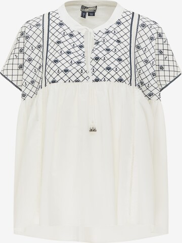 DreiMaster Vintage Tunic in White: front