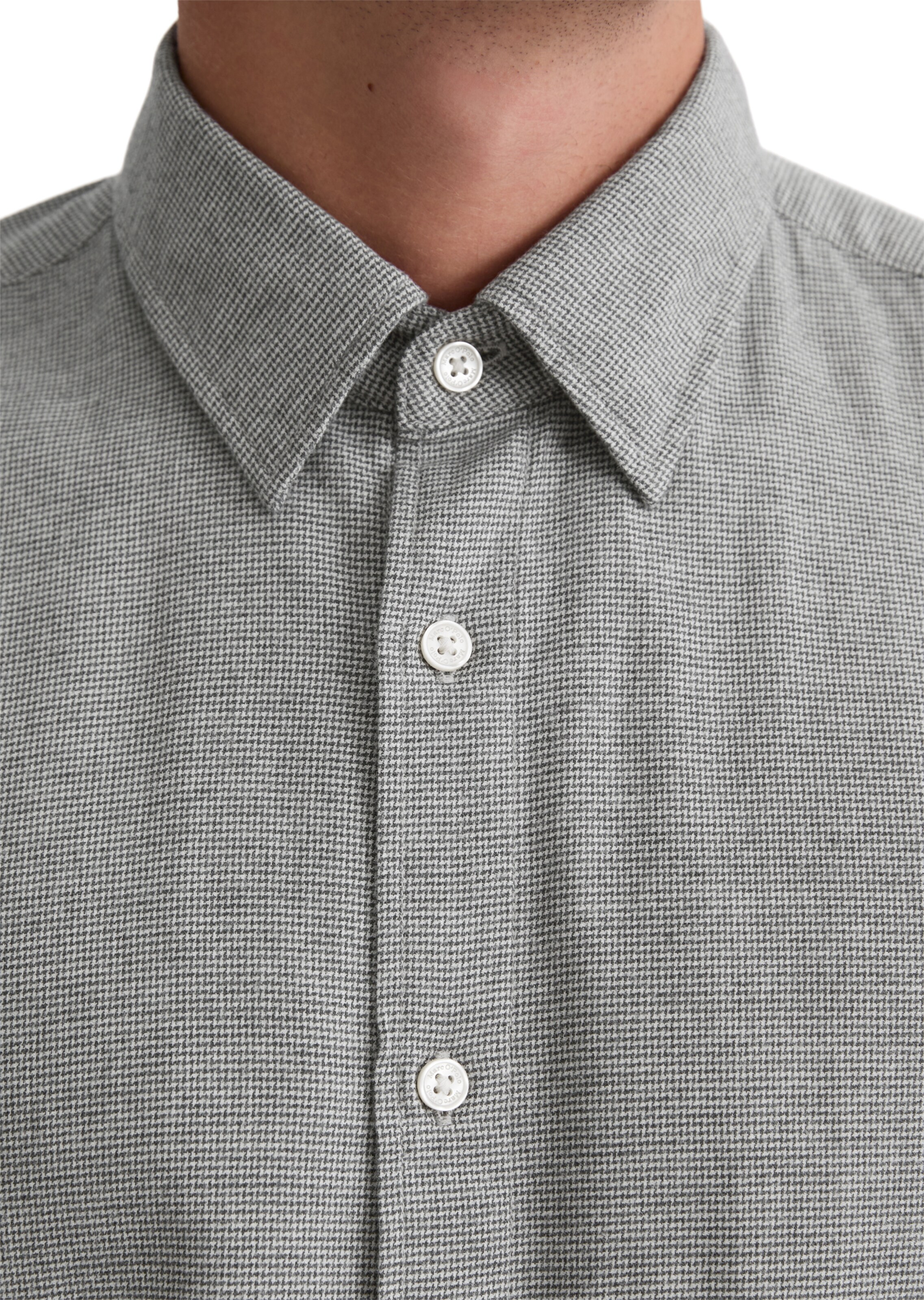 Marc O'Polo Regular fit Button Up Shirt in Grey