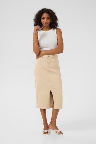 Kaffe Rok 'Zelina' in Beige