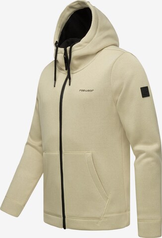 Ragwear Zip-Up Hoodie 'Fabian' in Beige