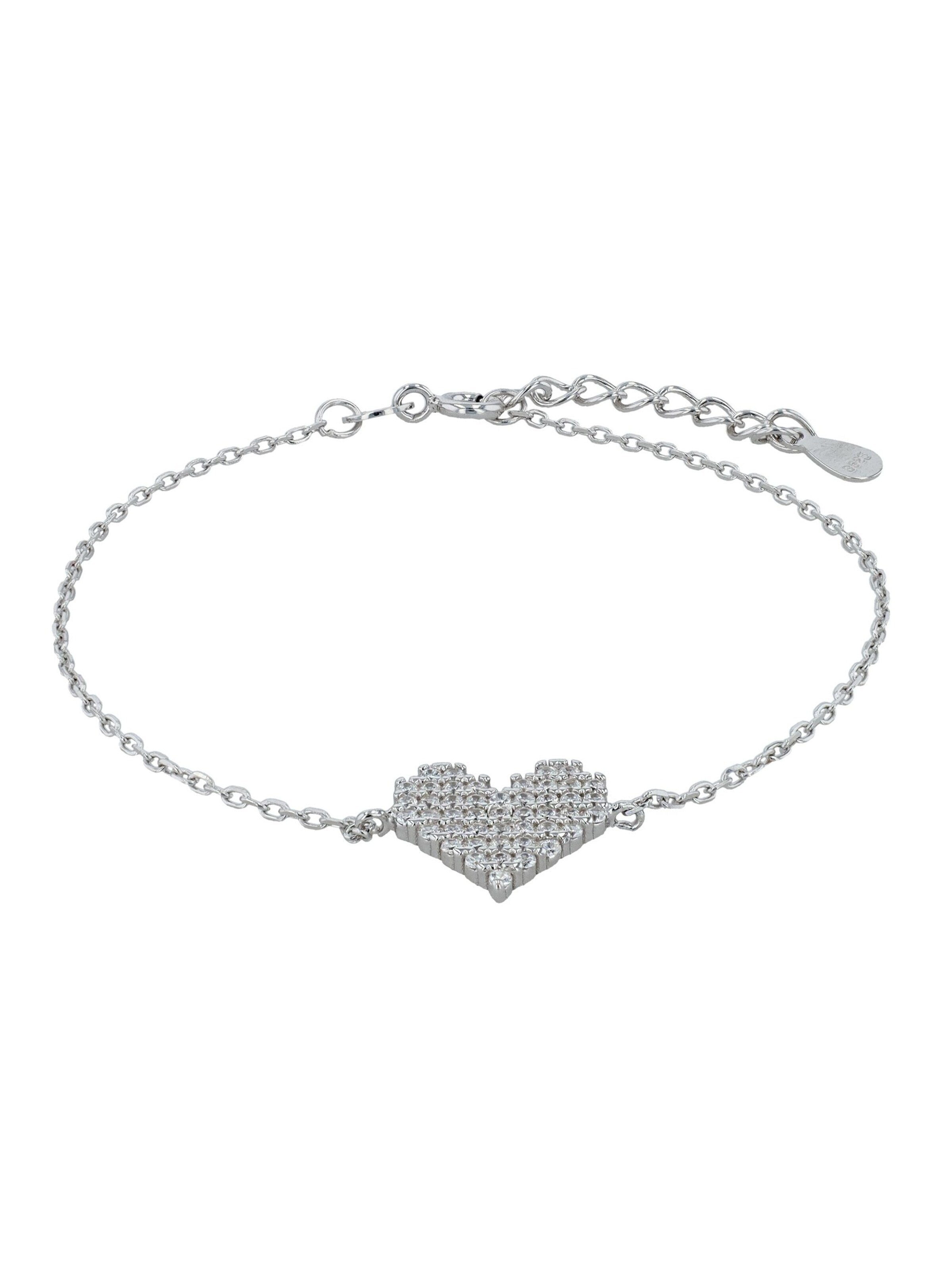 Akzent Bracelet 'Tavi' in Silver: front