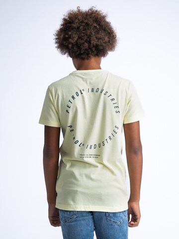 Petrol Industries Shirt 'Coraluxe' in Geel: voorkant