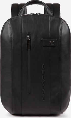 Piquadro Rucksack in Schwarz: predná strana