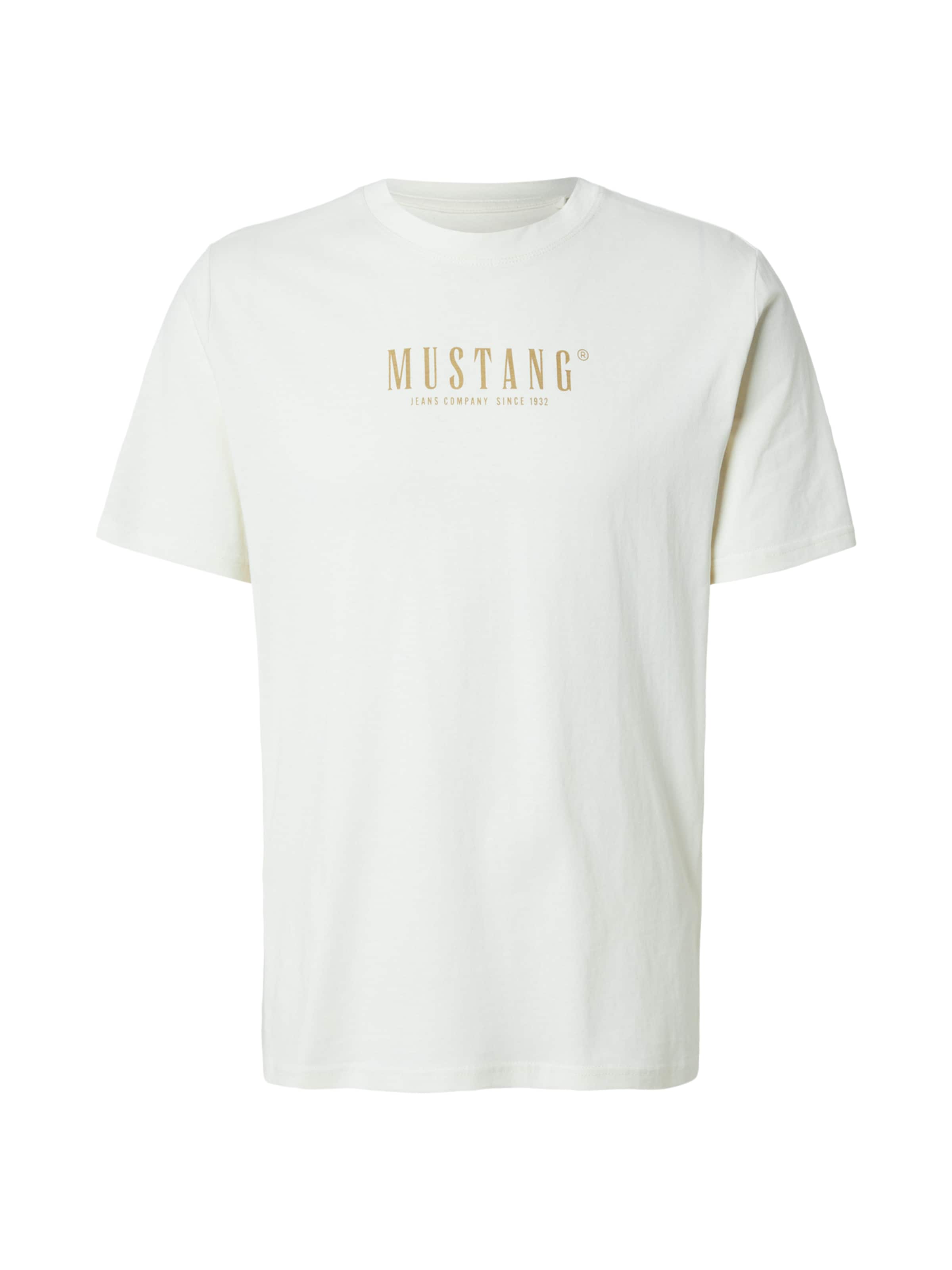 MUSTANG T-Shirt 'Style Austin' in Weiß: Vorderseite