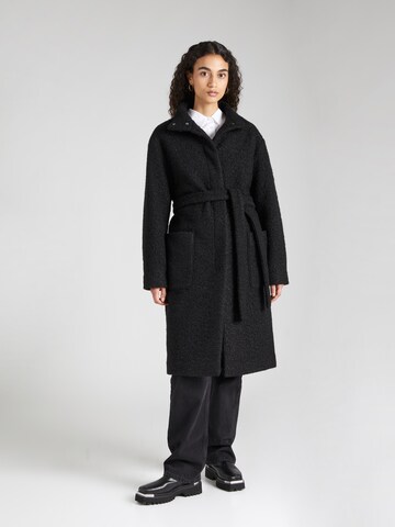 BOSS Orange Between-seasons coat 'Caylon' in Black: front