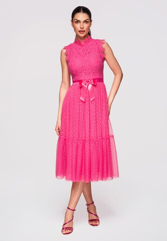 Ombre Avondjurk in Roze: voorkant