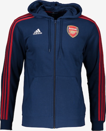 ADIDAS SPORTSWEAR Athletic Jacket 'FC Arsenal' in Blue: front