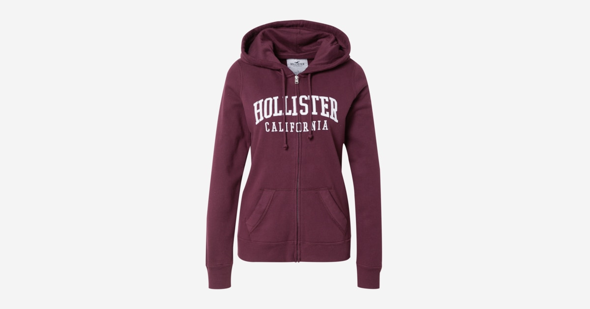 Hollister fleece hoodie sales
