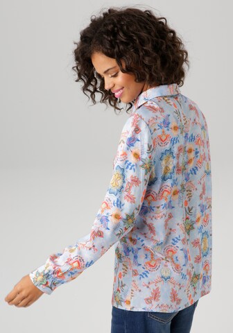Aniston CASUAL Bluse in Blau