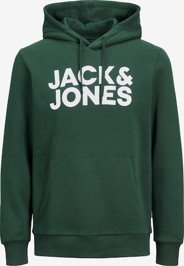 L dydžio Megztinis be užsegimo iš JACK & JONES, spalva – tamsiai žalia / balta, Prekių apžvalga