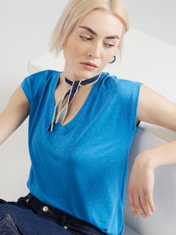 PIECES T-Shirt 'Billo' in Blau