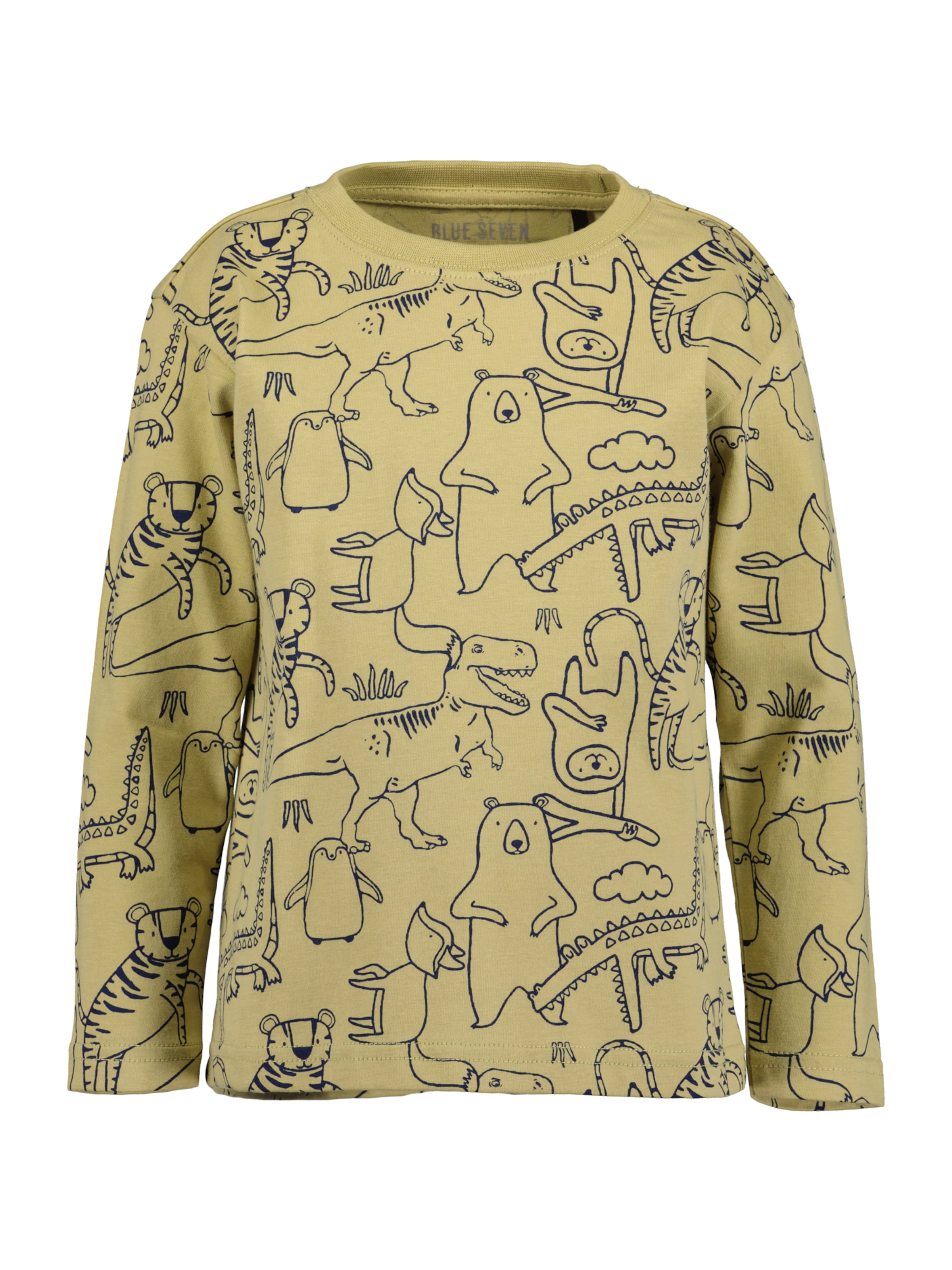 zaļš BLUE SEVEN T-Krekls: no priekšpuses