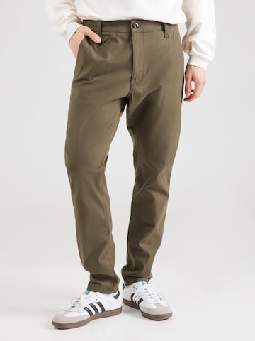 Coupe slim Pantalon chino 'Bronson 3.0' G-STAR en vert : devant