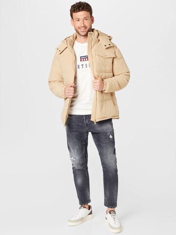 Sean John Between-Season Jacket in Beige