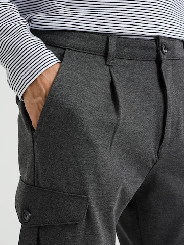 WE Fashion - Tapered Pantalón cargo en gris