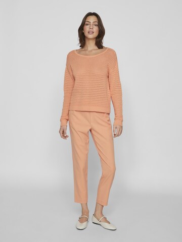 VILA Sweater 'BELLISINA' in Orange