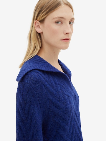 TOM TAILOR Sweater in Blue