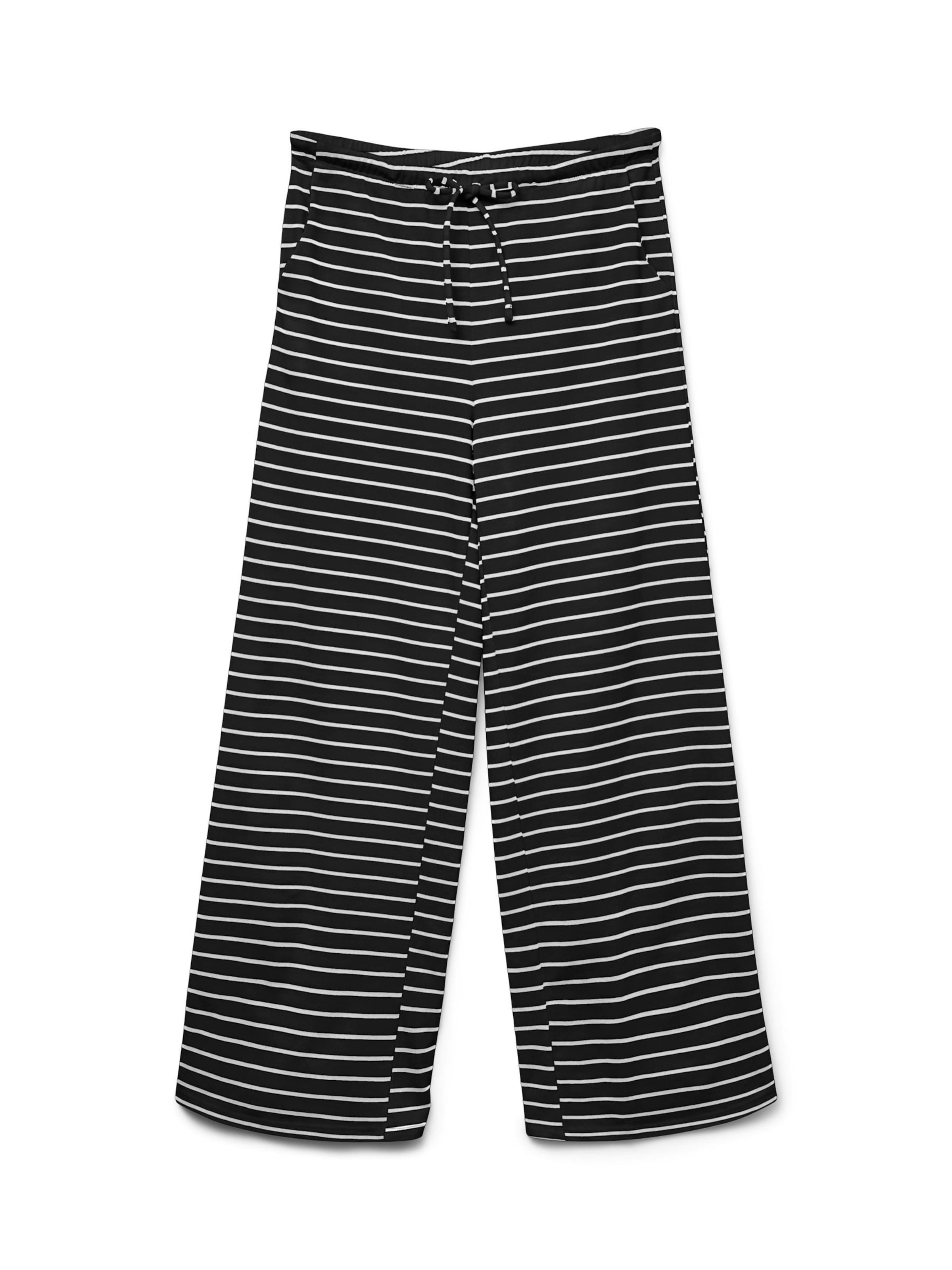 VERO MODA Trousers 'VMAlma' in 34 in Black / White, Item view