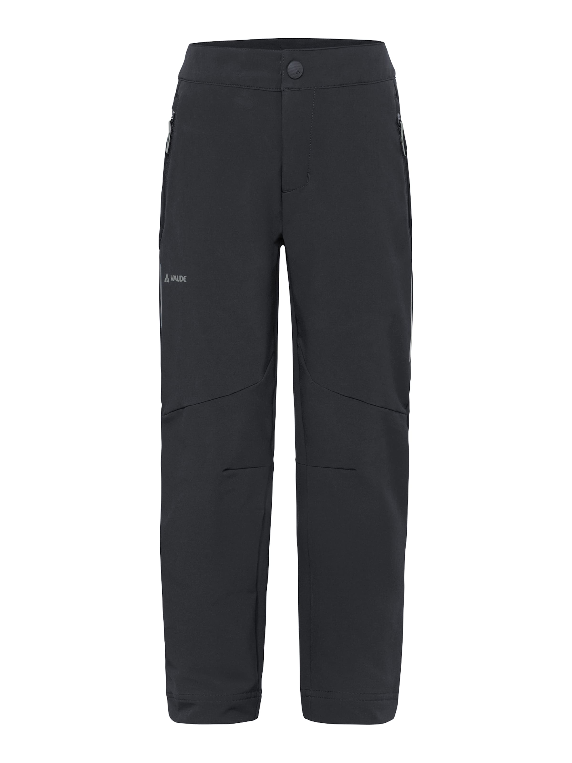 VAUDE Outdoorhose 'Rokua' in Schwarz: Vorderseite