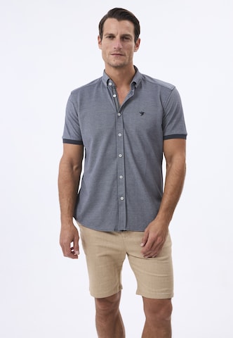 Felix Hardy Regular fit Button Up Shirt in Grey: front