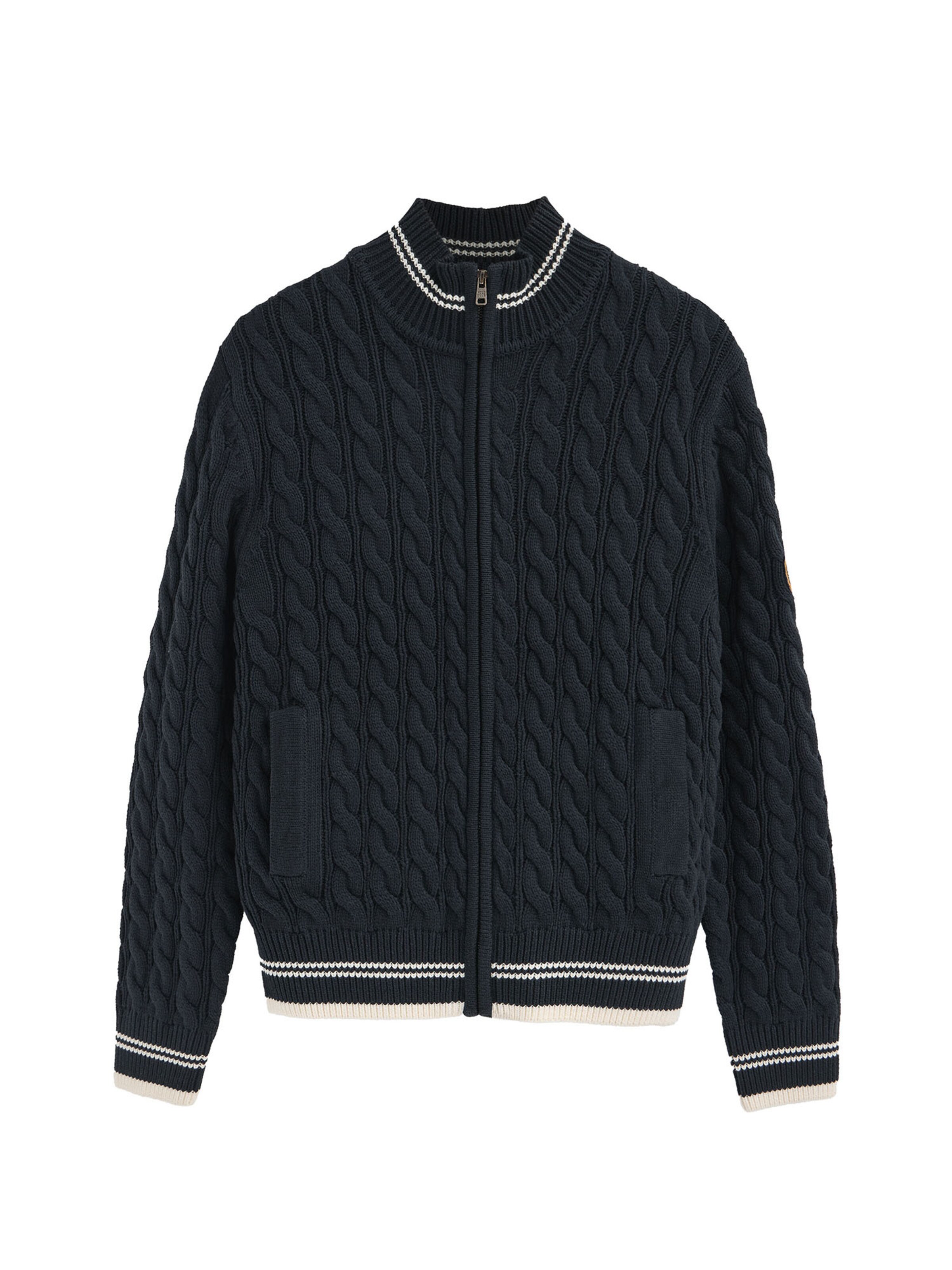 Polo Club Strickjacke in Blau: Vorderseite